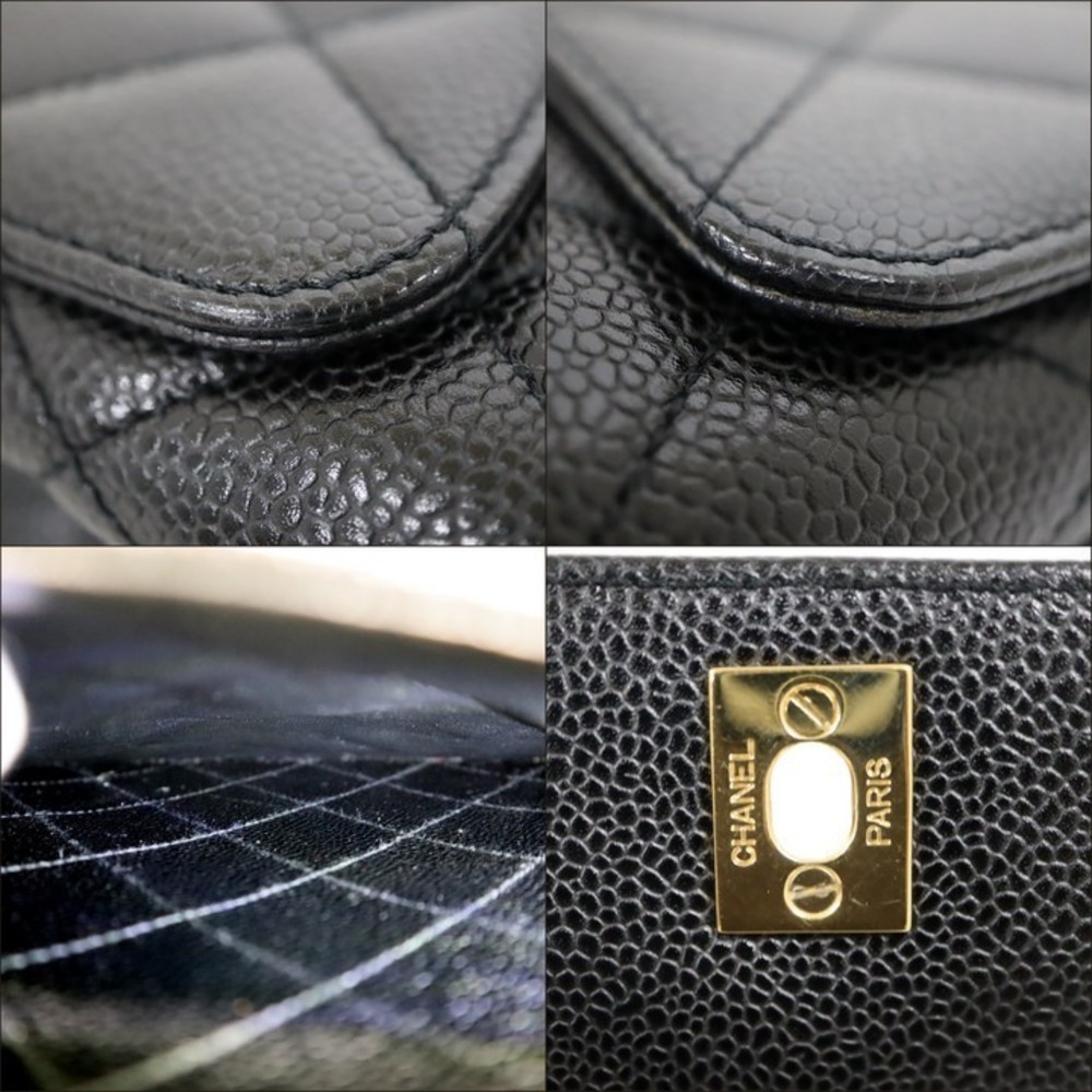 CHANEL MATELASSE COCOMARK ラムスキン Chanel Matelasse Coco Mark Black Crossbody Bag in Lambskin